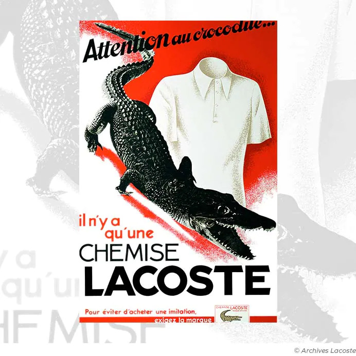 Crocodile advertising archive image